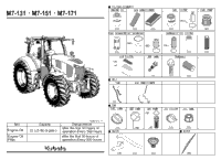 Kubota Tractor M7-151P KVT-US 000001 Frequently Used Items | Kubota Tractor