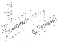 しまる Kubota Tractor L3010DT/GST/HST H11500 Steering Cylinder