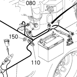Kubota Tractor Z421KWT B23000 Electrical Wiring | Kubota Tractor