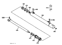 Kubota Tractor LA351 B03000 Cylinder (Bucket)[Component