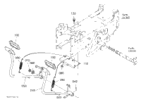Kubota Tractor B7800HSD F20100 Brake Pedal | Kubota Tractor