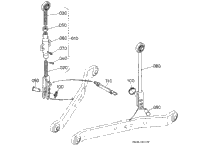 Kubota Tractor L2900DT-GST T12000 3-Point Linkage 2 (Lift Rod