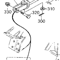 Kubota Tractor L4310F J11004 3-Point Linkage 1 (Lower Link) [New