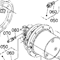 Kubota Tractor KX040-4 C30000 Drive Motor | Kubota Tractor