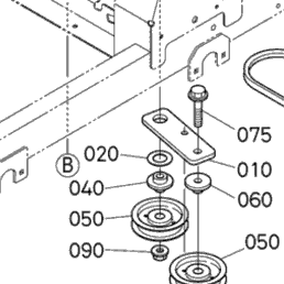 Kubota Tractor Z422KWT C50000 Hst Pulley | Kubota Tractor