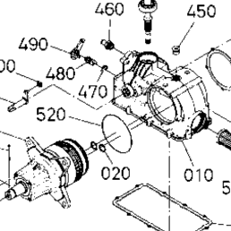 Kubota Tractor Z724KH-2 C45500 Hst Lh [Component Parts] | Kubota