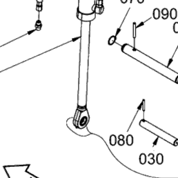 Kubota Tractor K7910A HYDRAULIC THUMB KIT A00100 K7910a Hydraulic