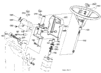 Kubota Tractor L3600DT-GST T09500 Steering Cylinder [Component