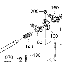 Kubota Tractor ZD326S 060000 Valve And Rocker Arm | Kubota Tractor