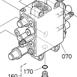 Kubota Tractor LA1154A B00106 Control Valve ## [M6874:Self