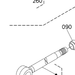 Kubota Tractor KX033-4 F00000 Boom Cylinder And Component Parts