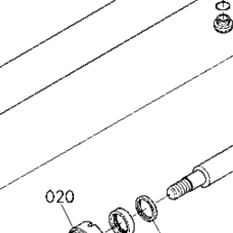 Kubota Tractor LA514 B03000 Cylinder (Bucket) [Component Parts