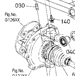 Kubota Tractor RTV-X CAB RTVX2C-PDLHS-1 G14600 Front Suspension