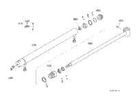 専用ページ Kubota Tractor LA514 B03000 Cylinder (Bucket) [Component Parts