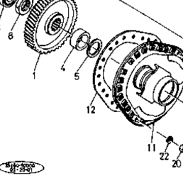 Kubota Tractor L235 047000 Rear Axle | Kubota Tractor