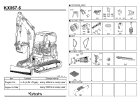 Kubota Tractor KX057-5 000001 Frequently Used Items | Kubota Tractor
