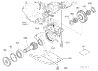 Kubota Tractor LX3520SUHSDC U83504 Mid Pto (Gear) (W/G No.B1017
