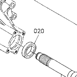 Kubota Tractor ZD28 D30100 Rear Axle | Kubota Tractor