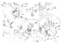 Kubota Tractor M7-174P KVT B87000 Electrical Wiring (Front