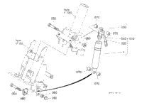 Kubota Tractor M135GXDTC/DTSC H16002 Tie Rod/Steering Cylinder
