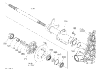 Kubota Tractor RTV400CI-A/H D30300 Rear Axle (Right) | Kubota Tractor