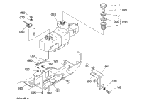 Kubota Tractor K008-3(KTC/KCL) A30300 Fuel Tank | Kubota Tractor