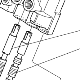 Kubota Tractor B26 J46100 Hydraulic Outlet [Component Parts