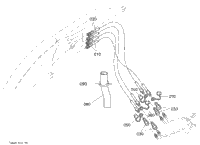 Kubota Tractor LA243A B01600 Hydraulic Hose (Hyd.Outlet Block) | Kubota ...