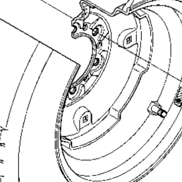 Kubota Tractor M4900DT R11005 Front Wheel (12Ll*16) | Kubota Tractor