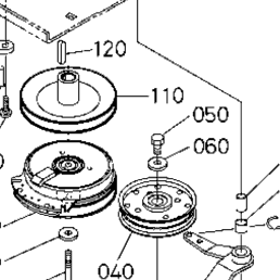 Kubota Tractor Z726XKW C50000 Hst Pulley | Kubota Tractor