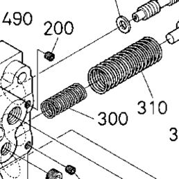 Kubota Tractor M5660SUHD C11200 Shuttle Valve [Component Parts