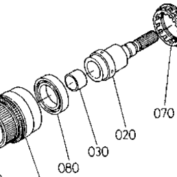 Kubota Tractor GF1800 T04300 One-Way Shaft | Kubota Tractor