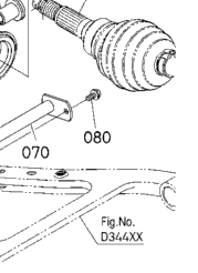 Kubota Tractor RTV-X / RTVX2-BKH-1 D30300 Rear Axle (Right) | Kubota ...