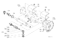 Kubota Tractor MX5400HSTC G18000 Tie Rod/Steering Cylinder