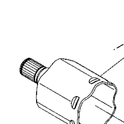 Kubota Tractor RTV-X1120DG2 D30800 Rear Drive Shaft [Component