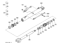 ゆった Kubota Tractor R420 S141-1 Steering Cylinder [Component Parts