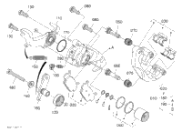 Kubota Tractor RTV400CI-A/H E11600 Rear Brake (Left) [Component Parts ...