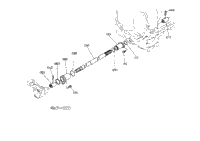 Kubota Tractor M7030DT T08801 Front Drive Shaft [Old Type] ## S.No