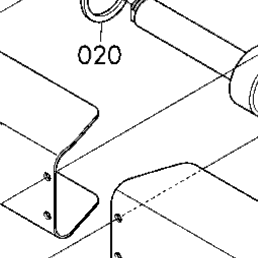 Kubota Tractor M7040HDC-1 H16002 Tie Rod/Steering Cylinder