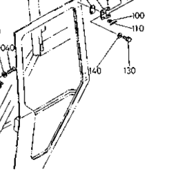 Kubota Tractor M5950-CAB T06800 Door Hinge | Kubota Tractor