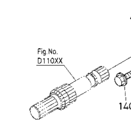 新品【Diagram】 ダイアグラム　ギャザータフタブルゾン　サイズ36 Kubota Tractor ZD326S D11500 Universal Joint/Fan | Kubota Tractor