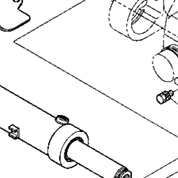 Kubota Tractor L39 G18000 Steering Cylinder | Kubota Tractor