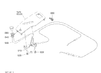 Kubota Tractor Z421KW-3 A01000 Accelerator Lever | Kubota Tractor