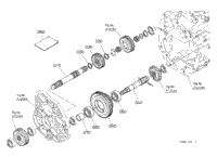 Kubota Tractor L5030GST/HST(C) T11600 Mid Pto Gear Kit (W/G No