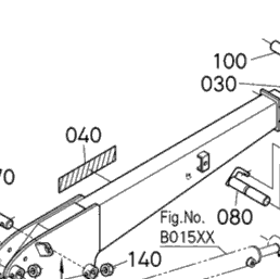 Kubota Tractor LA1154A A01003 Boom | Kubota Tractor