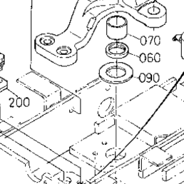 Kubota Tractor L3010DT/GST/HST H11002 Steering Cylinder | Kubota