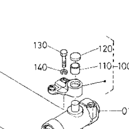 Kubota Tractor L3010DT/GST/HST H11002 Steering Cylinder | Kubota