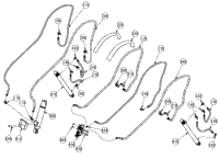 KALAMA ビッククーダ 8,7-24-6 130L Kubota Tractor SCL1000 A01800 Hydraulic Lines (Loader Arms, Hitch