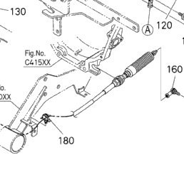 Kubota Tractor RTV-X1140W F10100 Main Gear Shift Lever | Kubota Tractor