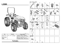 Kubota Tractor L3560DT 000001 Frequently Used Items | Kubota Tractor
